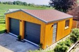 Garage in legno doppio SILVIA DUO (34 mm + rivestimento), 6x6 m, 36 m² customer 1