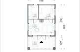 Casa in legno AGATA S (34 mm + rivestimento), 39 m² specification 1