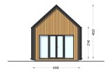Casa in legno abitabile SALLY RV (Coibentata PLUS, 44 mm + rivestimento), 20 m² specification 2