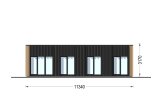 Casa in legno abitabile BELLA 2 RV (Coibentata PLUS, 44 mm + rivestimento), 60 m² specification 2