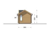 Casetta in legno da giardino CLOCKHOUSE (44 mm), 4x3 m, 12 m² specification 5