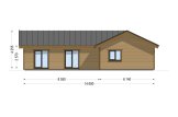 Casa in legno abitabile PAULA RV (Coibentata PLUS, 44 mm + rivestimento), 118 m² specification 2