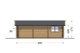 Garage in legno doppio CLASSIC DUO (44 mm), 6x8 m, 48 m² specification 5