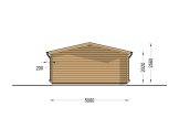 Casetta in legno da giardino WISSOUS (34 mm), 5x5 m, 25 m² specification 4