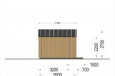 Casetta in legno da giardino PIA (Coibentata, struttura in legno), 4x3 m, 12 m² specification 5