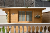 Casetta in legno da giardino DREUX (44 mm), 4x3 m, 12 m² customer 3
