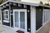 Casa in legno MARINA (Coibentata, 44+44 mm), 8x6 m, 48 m² customer 2