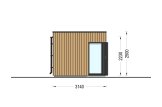 Ufficio in legno da giardino PREMIUM (34 mm + rivestimento), 5x3 m, 13 m² specification 5