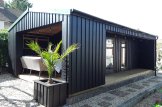 Casa in legno con porticato ANNA Modern (Coibentata, 34 mm + rivestimento), 20 m² + 16 m² porticato customer 1