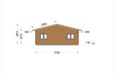 Casa in legno abitabile ALICE S (44 mm + rivestimento), 63 m² specification 5