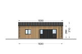 Casa in legno abitabile SELENE RV (Coibentata PLUS, 44 mm + rivestimento), 54 m² specification 4