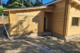 Casa in legno a tetto piatto BERTA (44+44 mm), 72 m² + 18 m² di porticato e garage di 20 m² customer 3