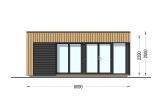 Casetta in legno da giardino INES (Coibentata, 34 mm + rivestimento), 6x3 m, 18 m² specification 2