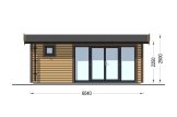 Casetta in legno da giardino ARTUR PLUS (34 mm + rivestimento), 6x3 m, 15 m² specification 2