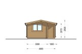 Casetta in legno da giardino OSLO (34 mm), 5x4 m, 20 m² specification 3