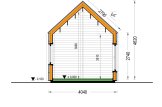 Casa in legno abitabile SALLY RV (Coibentata PLUS, 44 mm + rivestimento), 20 m² specification 6