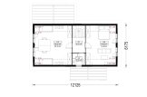 Casa prefabbricata abitabile VERA PV (Coibentata PLUS, 44 mm + rivestimento), 127 m² specification 2