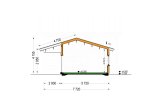 Casa prefabbricata abitabile HOLLAND PV (Coibentata PLUS, 44 mm + rivestimento), 116 m² specification 9