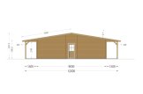 Casa in legno CARLOTA S (58 mm), 90 m² specification 4