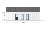 Casa prefabbricata abitabile ADALINE PV (Coibentata PLUS, 44 mm + rivestimento), 42 m² specification 4