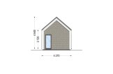 Casa prefabbricata abitabile ADALINE PV (Coibentata PLUS, 44 mm + rivestimento), 42 m² specification 5