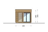 Casetta in legno da giardino IDA con ripostiglio attrezzi (34 mm), 6x3 m, 11 m² specification 3