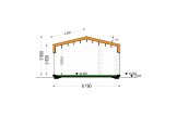 Casa in legno abitabile NICOLE RV (Coibentata PLUS, 44 mm + rivestimento), 67 m² specification 6