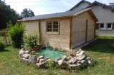 Garage in legno (44 mm) 6x6 m customer 2