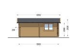 Garage in legno CLASSIC S (44 mm), 5x6 m, 30 m² specification 5