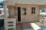 Casetta in legno da giardino SHANON (34 mm), 4x5.75 m, 16 m² + 7 m² di porticato customer 1