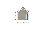 Casa prefabbricata abitabile ADALINE PV (Coibentata PLUS, 44 mm + rivestimento), 42 m² specification 3