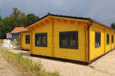 Casa in legno abitabili BERTA (Coibentata PLUS, 44+44 mm), 72 m² + 18 m² di porticato e garage di 20 m² customer 2