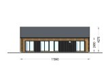 Casa in legno abitabile ADALINE (Coibentata, 34 mm + rivestimento), 50 m² specification 2