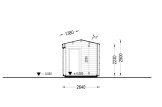 Sauna da esterno SERENE (34 mm + rivestimento), 5.3x2.5 m, 5 m² specification 6