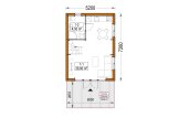 Casa prefabbricata abitabile ALINA PV (Coibentata PLUS, 44 mm + rivestimento), 46 m² specification 1