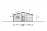 Casa di legno JULIA (44+44 mm), 103 m² specification 2
