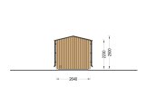 Sauna da esterno SERENE (34 mm + rivestimento), 5.3x2.5 m, 5 m² specification 4