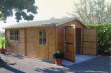 Garage in legno CLASSIC (44 mm), 3.6x5.4 m, 20 m² customer 3