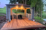 Gazebo da giardino in legno FLORA (28 mm), 3x5 m, 15 m² customer 1
