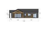 Casa prefabbricata abitabile TESSA PV (Coibentata PLUS, 44 mm + rivestimento), 130 m² specification 3