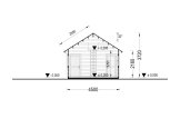 Casa in legno con mezzanino SCOOT S (34+34 mm), 27 m² + 9 m² specification 7