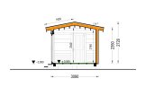 Casa mobile ARTUR M (Coibentata, 34 mm + rivestimento), 6x3 m, 15 m² specification 6