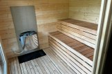Sauna da esterno DELLA (34 mm + rivestimento), 2,6 x 2,1 m, 3,8 m², terrazza di 3 m² customer 1