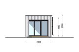 Casetta in legno da giardino INES con porticato (Coibentata, 34 mm + rivestimento), 6x3 m, 18 m² specification 5
