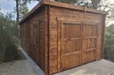 Garage in legno a tetto piatto MODERN (34 mm), 3.6x5.4 m, 20 m² customer 1