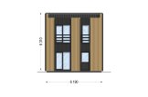 Casa in legno abitabile KAYA 4L RV (Coibentata PLUS, 44 mm + rivestimento), 50 m² specification 5