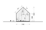 Casa in legno ALINA (34 mm + rivestimento), 46 m² specification 7