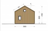 Casa in legno abitabile SARA (Coibentata, 34 mm + rivestimento), 20 m² specification 5