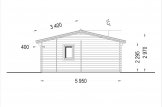 Casa in legno MARINA S (66 mm), 8x6 m, 48 m² specification 5