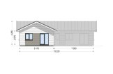 Casa prefabbricata abitabile PAULA PV (Coibentata PLUS, 44 mm + rivestimento), 118 m² specification 3